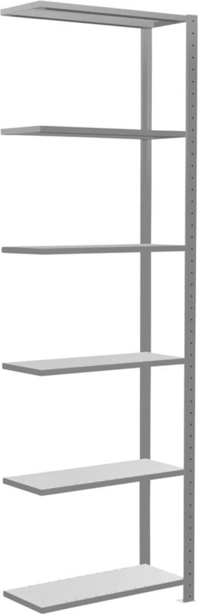 Schulte Steckregal m.Längenriegel B1000xT300xH2500 mm Anbaufeld 6  Böden,en vzk Fachlast 150kg