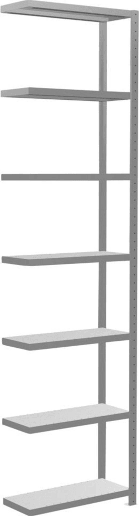 Schulte Steckregal m.Längenriegel B1000xT300xH3000 mm Anbaufeld 7  Böden,en vzk Fachlast 150kg