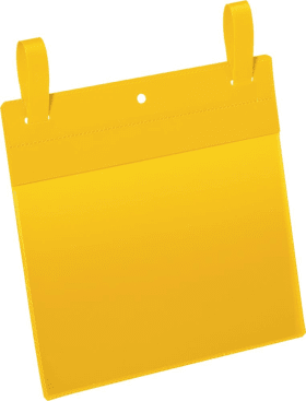 DOKUMENTENTASCHE B210XH148MM A5 QUER GELB MIT LASCHE VE 50 STÜCK 174904