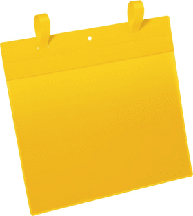 DOKUMENTENTASCHE B297XH210MM A4 QUER GELB MIT LASCHE VE 50 STÜCK 175104