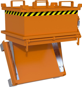 MINI-KLAPPBODENBEHÄLTER MSB 150 LACKIERT GELBORANGE 4417-10-0000-1