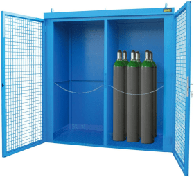 GASFLASCHEN-CONTAINER GFC-B/W M1 LACKIERT LICHTBLAU 4477-31-1000-5012