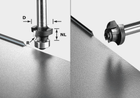 FESTOOL ABRUNDFRÄSER S8 HW D20  499797 HW R3 D 20 S8 OFK 700