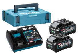 MAKITA POWER SOURCE KIT LI 40V 2 X AKKU 4,0 AH LADEGERÄT 191J97-1