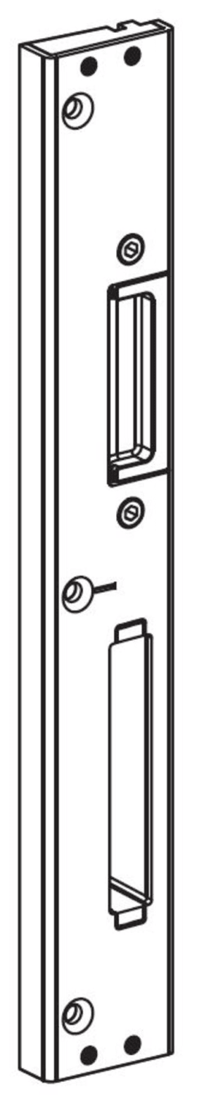ROTO Profilschließblech AS237-1,DL,35x245x19,1 ktg,silberfarben