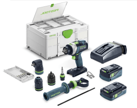 Festool Akku-Schlagbohrschrauber QUADRIVE TPC 18/4 5,0/4,0 I-Set/XL