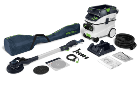 Festool Langhalsschleifer- und Sauger-Set Planex LHS 2-M 225 EQ/CTM 36-Set