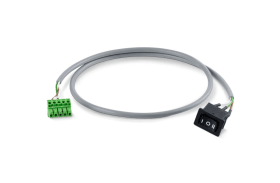 GEZE Programmschalter EMD/EMD-F/EMD Invers,0,64m Kabel,schwarz,DIP-Schalter