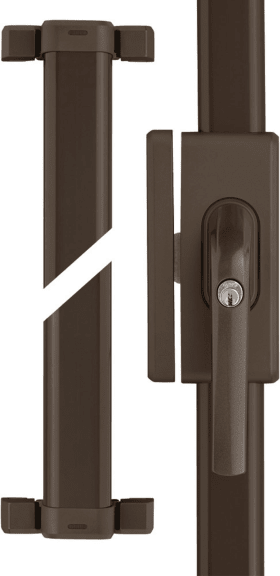 STABILES FENSTER-STANGENSCHLOSS FOS650A BRAUN, SCHLIEßUNG AL0089