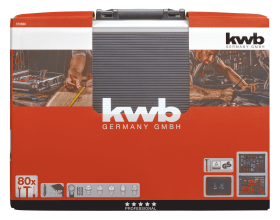 KWB Werkzeugkoffer Aluminium 80-tlg. 370660