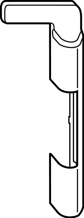 ROTO DK-Abdeckkappe,  Axerlager K,  NT,  zum Aufstecken,  DIN Rechts,  Kunststoff,  weiß