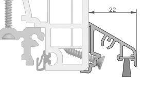Grundmeier Wetterschenkel außen öffnend, ASL01/BD10