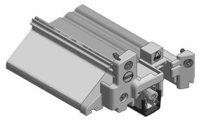 Endkappe zu Adapterprofil 2-Tlg.