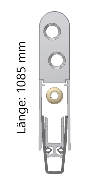 Grundmeier Bodendichtung Absenkbar COMBI PLAN 0,0 Holz 1085mm/125mm kürzbar BOD13-1085