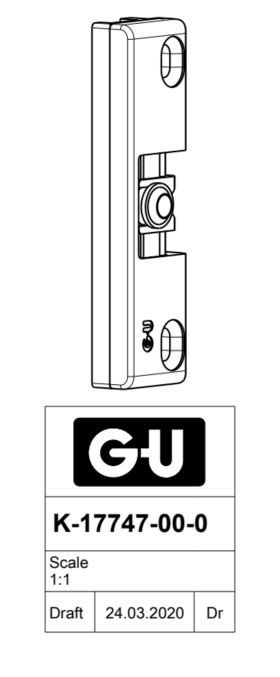 GU Türschnäpper K-17747-00-0-1
