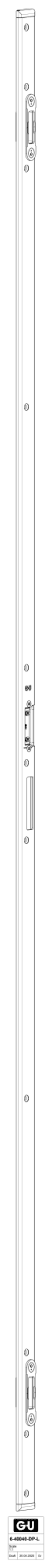 GU Schließleiste 6-40040-DP-L-1