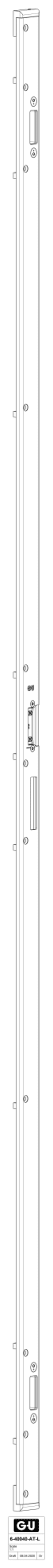 GU Schließleiste 6-40040-AT-L-1