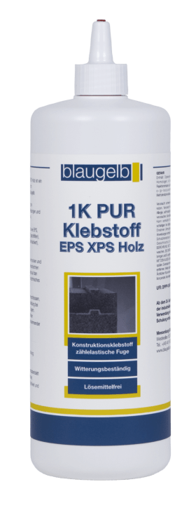 blaugelb 1K PUR Klebstoff EPS XPS Holz