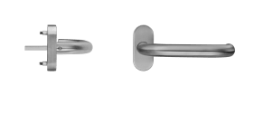 blaugelb RTD U-45°-Form Feuerschutz & Antipanik