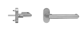 blaugelb RTD U-90°-Form gekröpft Feuerschutz & Antipanik
