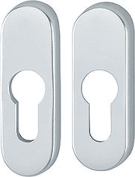 HOPPE Fenstergriffrosette 66NS/49PNS,oval,F1