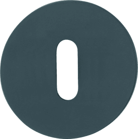 HOPPE Schlüsselrosettenpaar E849NS,rund,BB, 2mm,TS 35-45,F9714M