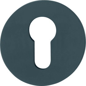 HOPPE Schlüsselrosettenpaar E849NS,rund,PZ, 2mm,TS 35-45,F9714M