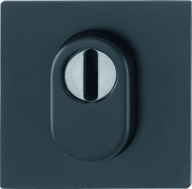 HOPPE Schutzrosette E75ZNSB-ZA,eckig/flach,15mm/PZ,F9714M,TS65-75