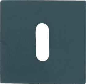 HOPPE Schlüsselrosettenpaar E848NS,eckig,BB, 2mm,TS 35-45,F9714M