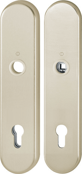 HOPPE Schutz-Langschild 3331/3310 ov.,ES1/PZ 92/10/8,F2,TS 67-77