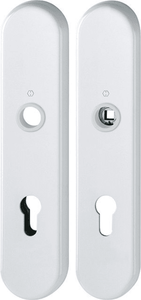 HOPPE Schutz-Langschild 3331/3310 ov.,ES1/PZ 72/8,verkehrsw.,TS 37-47