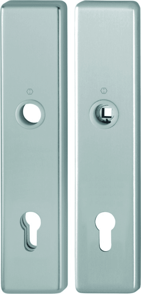 HOPPE Schutz-Langschild 2221/2210 eck.,ES1/PZ 92/10/8,F9,TS 67-77