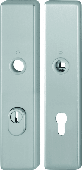HOPPE Schutz-Langschild 2222ZA/2210 eck.,ES1,ZA/PZ 72/8,F9,TS 37-47