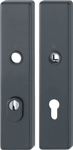 HOPPE Schutz-Langschild 2222ZA/2210 eck.,ES1,ZA/PZ 72/8,F9714M,TS 37-47