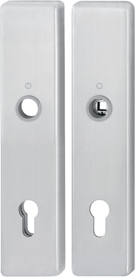 HOPPE Schutz-Langschild 2221/2210 eck.,ES1/PZ 92/10/8,F31-1,TS 67-77