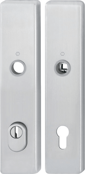 HOPPE Schutz-Langschild 2222ZA/2210 eck.,ES1,ZA/PZ 92/10/8,F31-1,TS 67-77