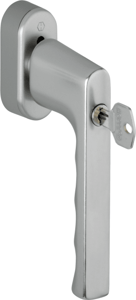 HOPPE Fenstergriff Hamburg 0700S/UD9020, Aluminium