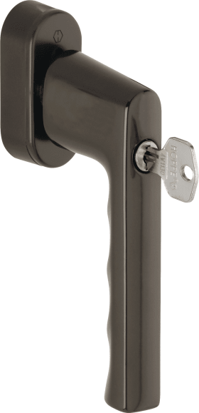 HOPPE window handle Hamburg 0700S/UD9020, Aluminium