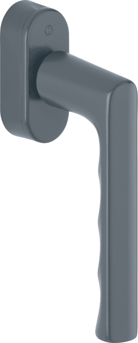 HOPPE Fenstergriff Hamburg 0700/UD9020, Aluminium