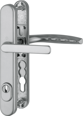 HOPPE Schutz-Drückergarnitur 099KH/3359ZA/3357N/1530G, Aluminium