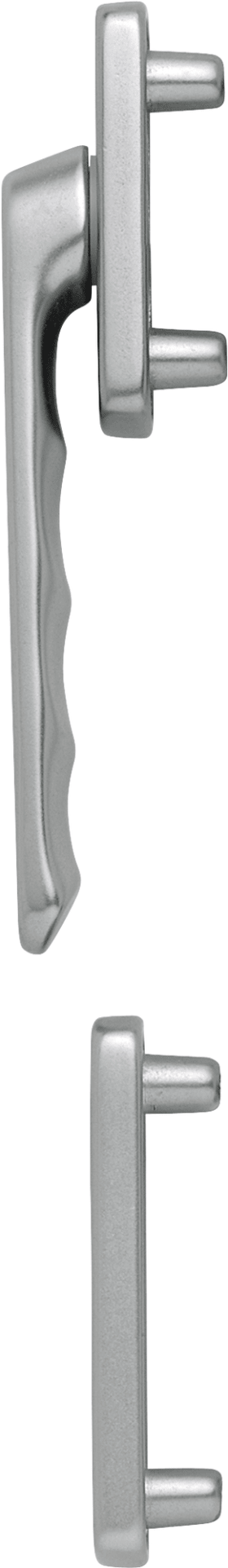 HOPPE Balkontür-Halbgarnitur New York 099KH/961N/962NS, Aluminium