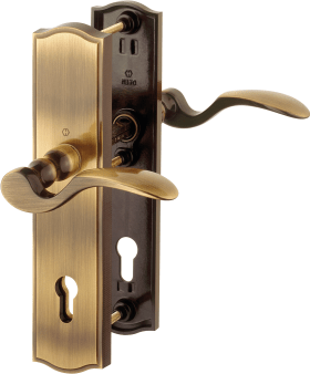 HOPPE Schutz-Drückergarnitur M112SH/371A/370, Messing