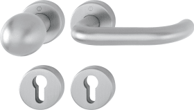 HOPPE Wechselgarnitur E50/42H/42HKVS/138, Edelstahl