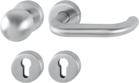 HOPPE Wechselgarnitur FS-E50/42H/42HS/138, Edelstahl