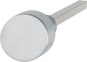 Hoppe Türknopf + Rosette E58, Edelstahl