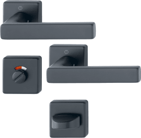 HOPPE Drückergarnitur 1643/52KV/52KVS, Edelstahl