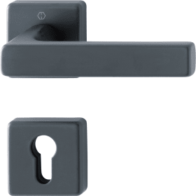 Hoppe Drückergarnitur Dallas 1643/42KV/42KVS, Edelstahl