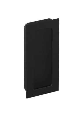 HEWI Einlassmuschel, Ed. matt, Einlassmaße 114,5 x 48,5 x13mm tiefschwarz 