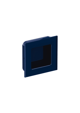 HEWI Einlassmuschel, Einlassmaße 54,5 x 54,5 x 13mm stahlblau 