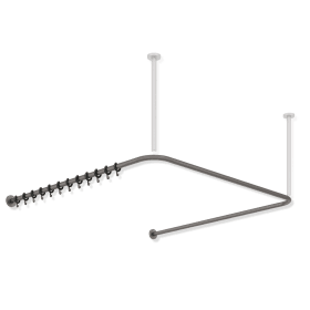 VORHANGSTANGE D:25 A1/A3:1187 A2:1165 34 RINGE PLVB DGRAU TIEFMATT